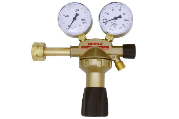 ELMAG regulátor tlaku formovacieho plynu, 1-stupňový, s 2 manometrami, Ø 63mm, tlak vo fľaši do 200 bar, 57125