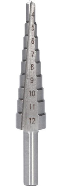 Stupňový vrták Brilliant Tools, Ø 4 - 12 mm, BT101926