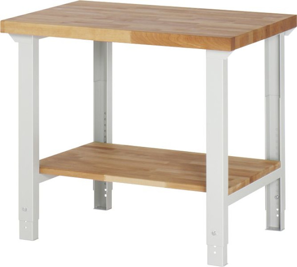 Pracovný stôl RAU séria 7000 - model 7000-7, Š1000 x H700 x V790-1140 mm, 03-7000-7-107B4H.12