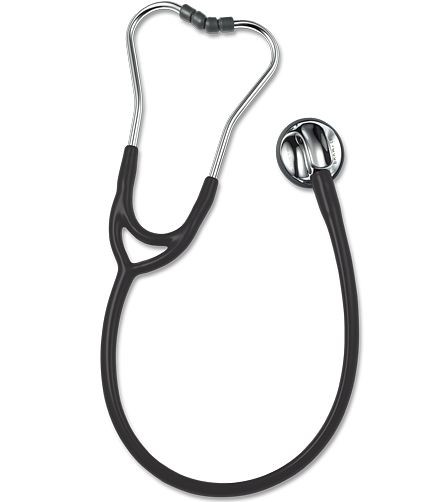 ERKA stetoskop pre dospelých s mäkkými ušnými nástavcami, membránová strana (dual membrána), dvojkanálový tubus SENSITIVE, farba: tmavošedá, 525.00005