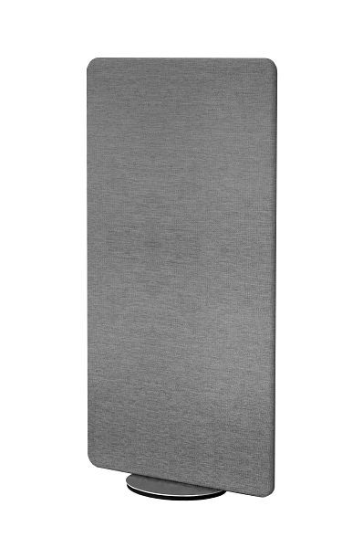 Kerkmann textilný prvok Metropol otočný, Š 800 x H 450 x V 1700 mm, sivý, 45697516