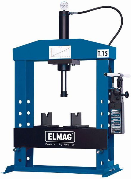 Hydraulický dielenský lis ELMAG, WPMH 15/2 - stolový model, 81901