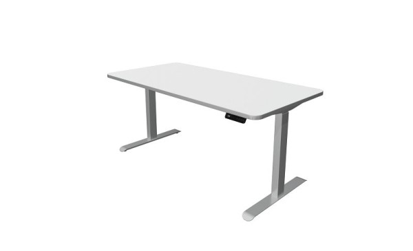 Sedací/stojací stôl Kerkmann, Move 3 Premium, Š 1600 x H 800 mm, elektricky výškovo nastaviteľný od 720-1210 mm, biely, 10331110