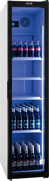 Chladnička na nápoje Saro s presklenými dverami - úzky model SK 301, 323-3150
