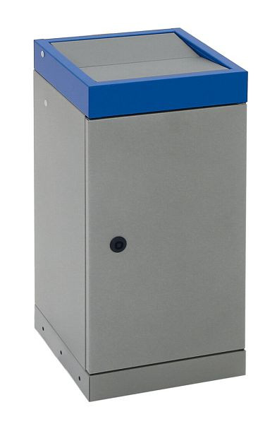 separácia tupého odpadu ProTec-Plus, sivý hliník/5010, pozinkovaná vnútorná nádoba, 30 litrov, 607-030-0-2-510