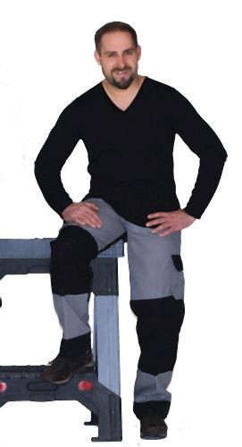 Karl Dahm pracovné nohavice plátno, dlhé nohavice veľkosť 58, 11668