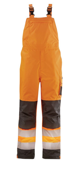 4PROTECT vysokoviditeľné zimné ochranné montérky ATLANTA, jasne oranžová/sivá, veľkosť: XS, 5 ks, 3480-XS