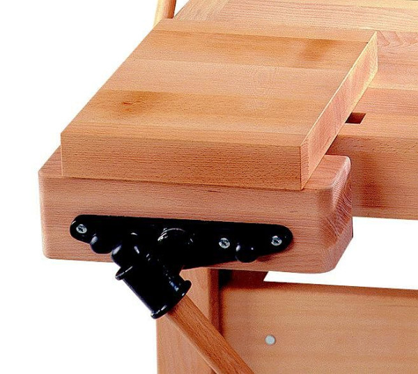Upínací blok pre pracovné stoly ANKE ako podstavec zveráka alebo podstavca stroja, 250 x 250 x 50 mm, 810,981