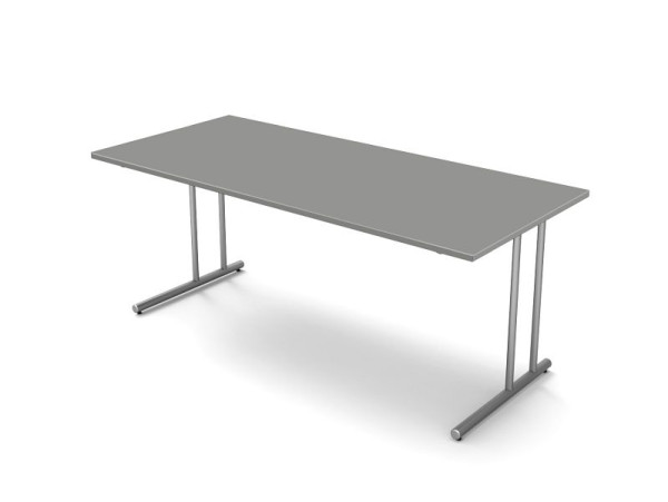 Písací stôl Kerkmann s C-nožným rámom, Start Up, Š 1800 mm x H 800 mm x V 750 mm, farba: grafit, 11434612