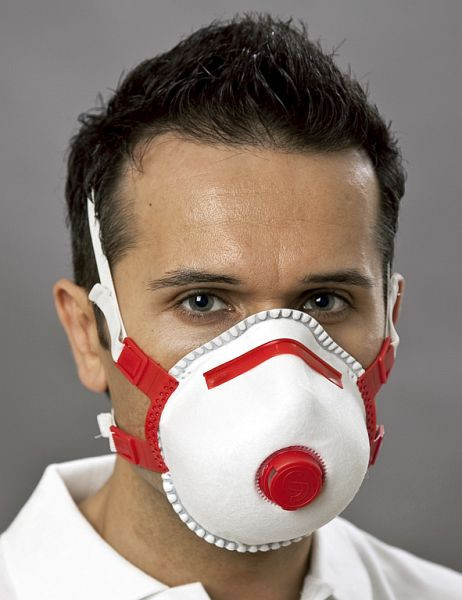 EKASTU Safety respirátorová maska Mandil FFP3/V, PU: 5 kusov, 412183