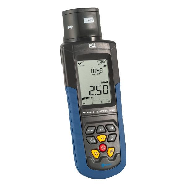 Prístroj na meranie žiarenia PCE Instruments, 0,01 - 1000 µSv/h, PCE-RAM 10