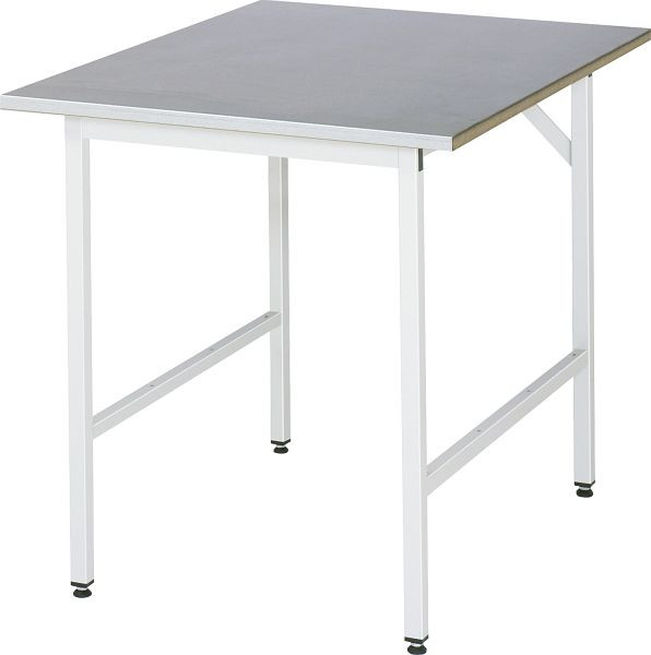 Pracovný stôl série RAU Jerry (základný stôl), Š750 x H1000 x V800-850 mm, 06-500ES10-07.12