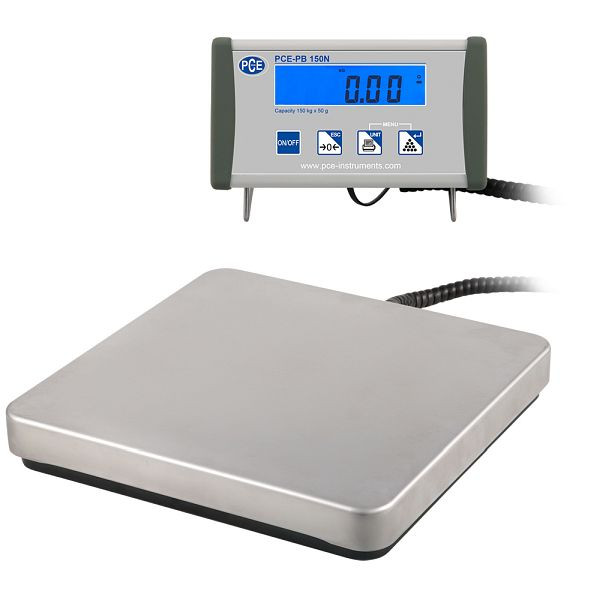 Balíková váha PCE Instruments, rozsah váženia 150 kg, odčítanie 50 g, obojsmerné USB, PCE-PB 150N