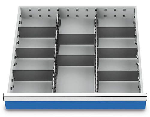 Bedrunka+Hirth zásuvkové vložky T736 R 24-24, pre výšku panelu 50 mm, 2 x MF 600 mm, 8 x TW 200 mm, 139BLH50