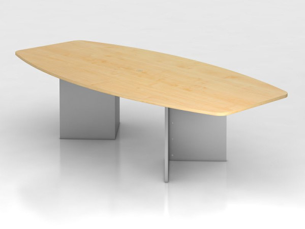 Hammerbacher konferenčný stolík 280cm/drevený rám javor, súdkovitý, VKT28H/3/S