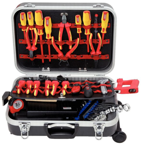 Kufrík na náradie pre elektrikárov KS Tools Premium Max, 195 kusov, 117.0195