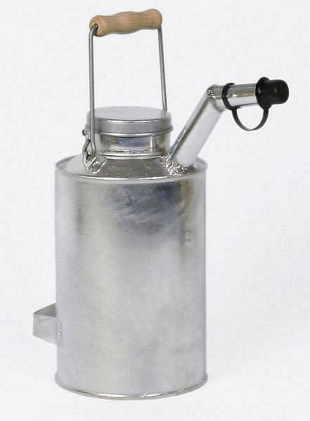 Zásobná nádoba na olej Renner 5,0 l (model č. KK 282/4 fv), žiarovo pozinkovaný oceľový plech, 6011-00